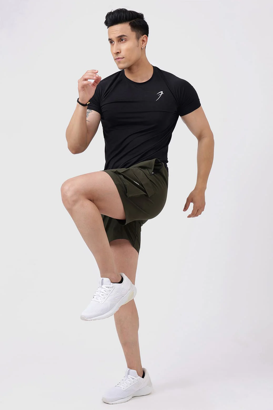 Delta Cargo Shorts Army Green - Image 2