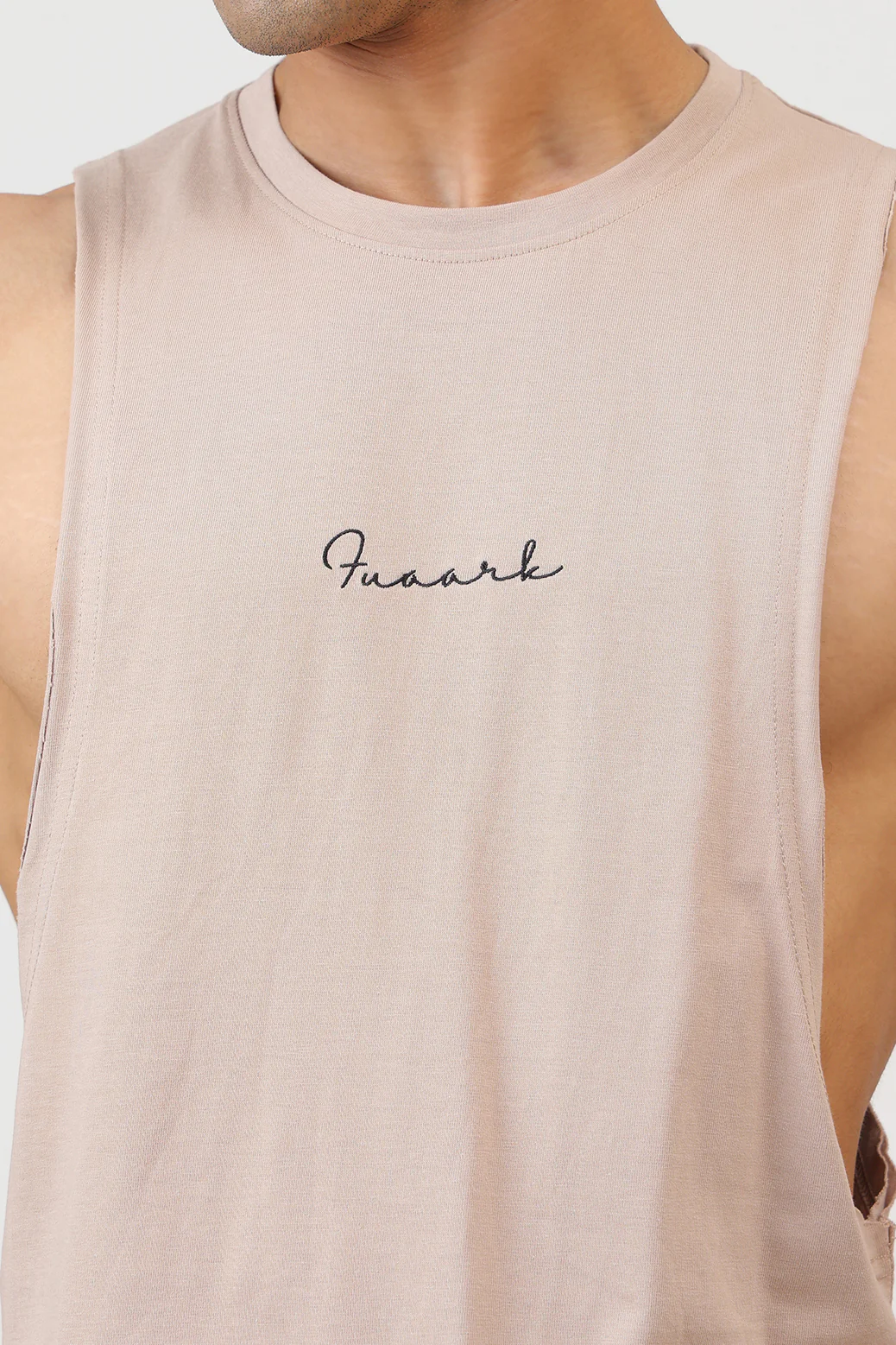 Fortis Deep Arm Tank Beige - Image 3