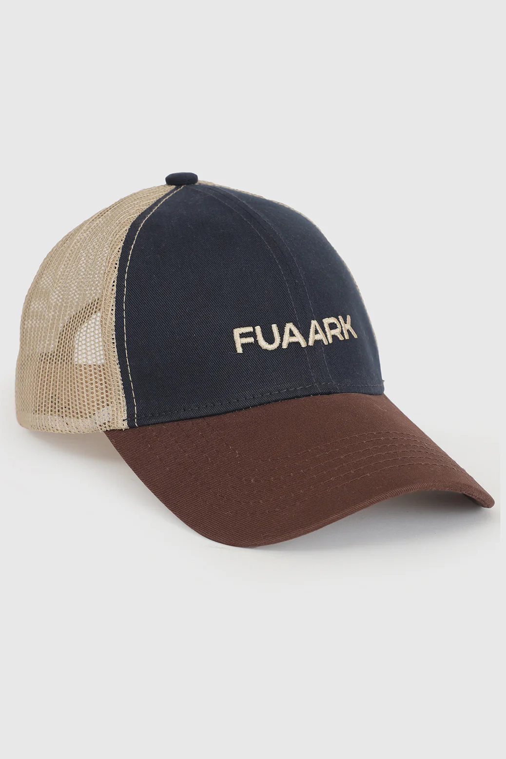 Sleek Trucker  Cap Navy/Beige - Image 5